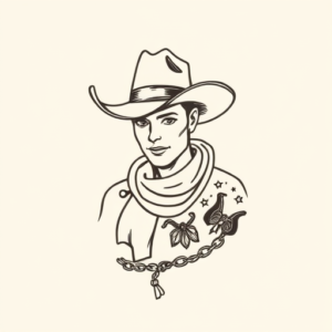 Doddle Cowboy Tattoo