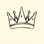 Doddle Crown Tattoo
