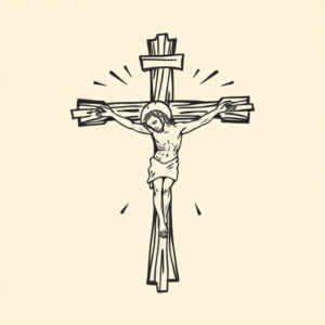 Doddle Crucifix Tattoo