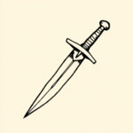 Doddle Dagger Tattoo