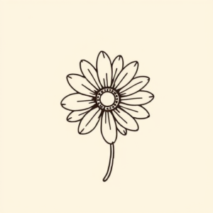 Doddle Daisy Tattoo