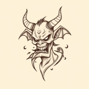Doddle Demon Tattoo