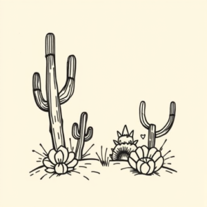 Doddle Desert Tattoo