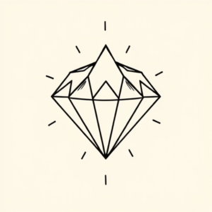Doddle Diamond Tattoo
