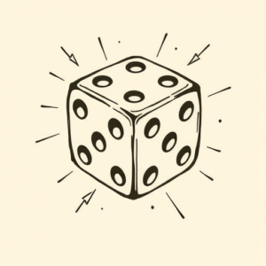 Doddle Dice Tattoo