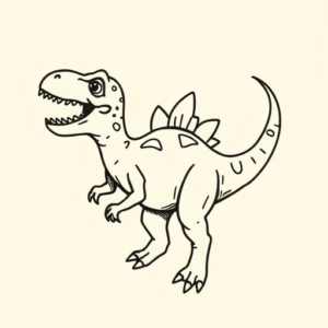 Doddle Dinosaur Tattoo