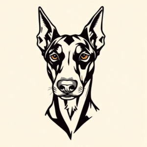 Doddle Doberman Tattoo