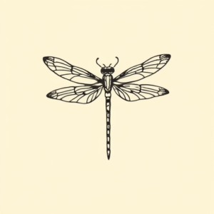 Doddle Dragonfly Tattoo