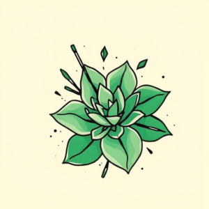 Doddle Emerald Tattoo