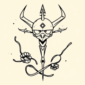 Doddle Evangelion Tattoo