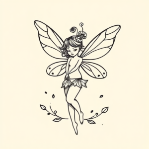 Doddle Fairy Tattoo