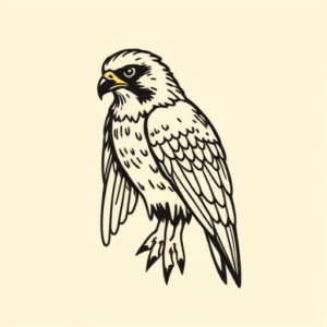 Doddle Falcon Tattoo
