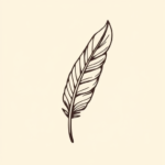 Doddle Feather Tattoo