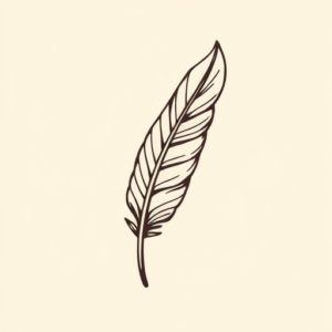 Doddle Feather Tattoo
