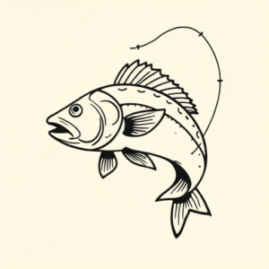 Doddle Fishing Tattoo