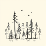 Doddle Forest Tattoo