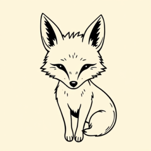 Doddle Fox Tattoo