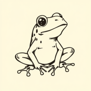 Doddle Frog Tattoo