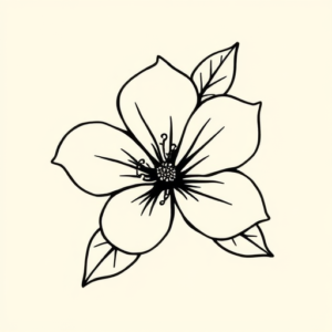 Doddle Gardenia Tattoo
