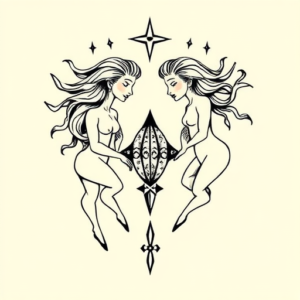 Doddle Gemini Tattoo