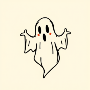 Doddle Ghost Tattoo