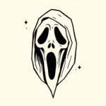 Doddle Ghostface Tattoo