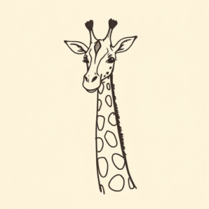 Doddle Giraffe Tattoo