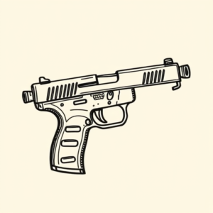 Doddle Glock Tattoo