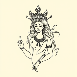 Doddle Goddess Tattoo