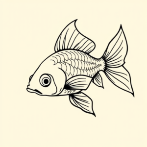 Doddle Goldfish Tattoo