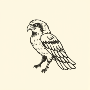 Doddle Hawk Tattoo