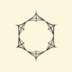 Doddle Hexagon Tattoo