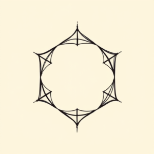 Doddle Hexagon Tattoo