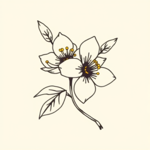 Doddle Honeysuckle Tattoo