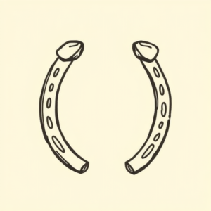 Doddle Horseshoe Tattoo