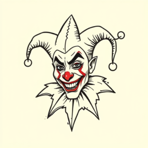 Doddle Jester Tattoo