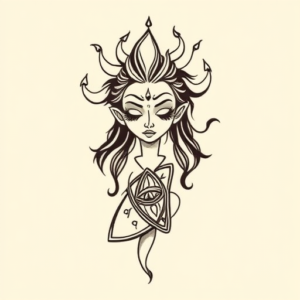 Doddle Kali Tattoo