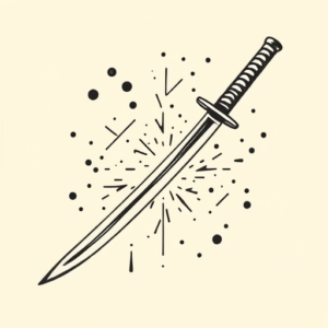 Doddle Katana Tattoo