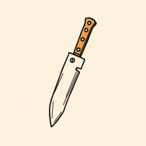 Doddle Knife Tattoo
