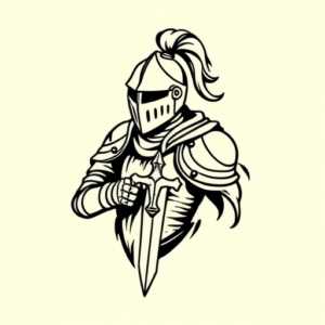 Doddle Knight Tattoo