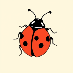 Doddle Ladybug Tattoo