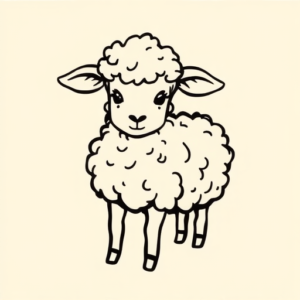 Doddle Lamb Tattoo