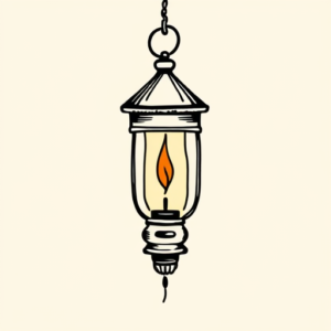 Doddle Lantern Tattoo