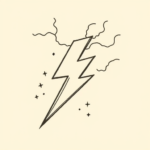 Doddle Lightning Tattoo