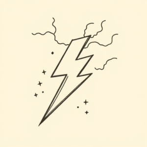 Doddle Lightning Tattoo