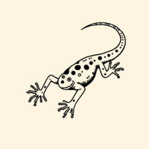 Doddle Lizard Tattoo