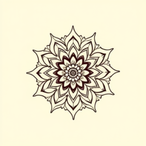 Doddle Mandala Tattoo