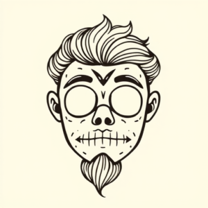Doddle Mask Tattoo