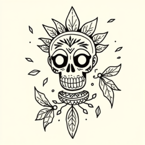 Doddle Mictlantecuhtli Tattoo