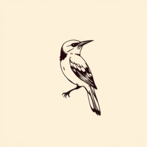 Doddle Mockingbird Tattoo